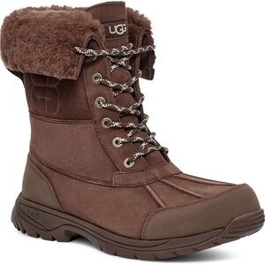 UGG Butte Wool Trimmed Waterproof Hiking Boot (Men) size 9.5